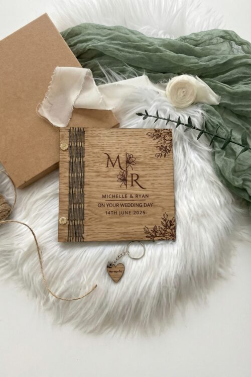 Luxury Laser-Cut Wooden Wedding Invitation Cards – Custom Premium Invites